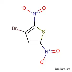 Molecular Structure of 89089-05-4 (Thiophene, 3-bromo-2,5-dinitro-)