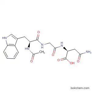 Molecular Structure of 876386-29-7 (L-a-Asparagine, N-acetyl-L-tryptophylglycyl-)