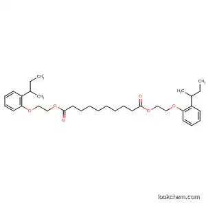 Molecular Structure of 876665-88-2 (Decanedioic acid, bis[2-[2-(1-methylpropyl)phenoxy]ethyl] ester)