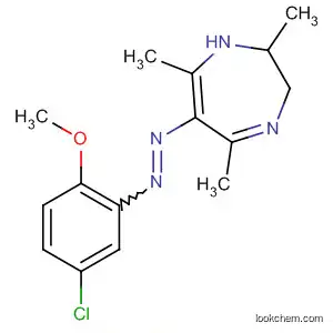 Molecular Structure of 876935-74-9 (1H-1,4-Diazepine,
6-[(5-chloro-2-methoxyphenyl)azo]-2,3-dihydro-2,5,7-trimethyl-)