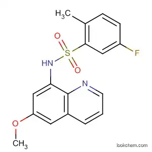 Benzenesulfonamide, 5-fluoro-N-(6-methoxy-8-quinolinyl)-2-methyl-