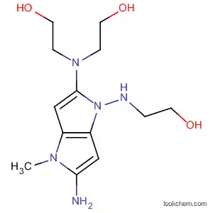 Molecular Structure of 877395-72-7 (Ethanol,
2,2'-[[5-amino-1,4-dihydro-1-[(2-hydroxyethyl)amino]-4-methylpyrrolo[3,
2-b]pyrrol-2-yl]imino]bis-)