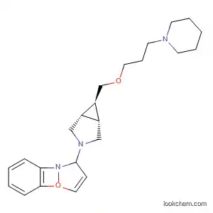 Molecular Structure of 877613-10-0 (3-Azabicyclo[3.1.0]hexane,
3-(1,2-benzisoxazol-3-yl)-6-[[3-(1-piperidinyl)propoxy]methyl]-,
(1S,5R,6R)-)
