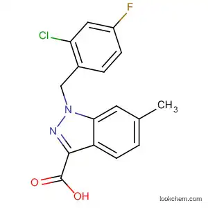 1H-Indazole-3-carboxylic acid,
1-[(2-chloro-4-fluorophenyl)methyl]-6-methyl-