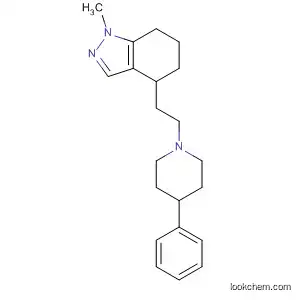 Molecular Structure of 878021-37-5 (1H-Indazole,
4,5,6,7-tetrahydro-1-methyl-4-[2-(4-phenyl-1-piperidinyl)ethyl]-)