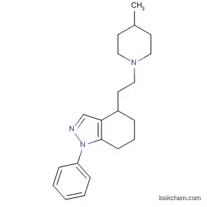 Molecular Structure of 878021-74-0 (1H-Indazole,
4,5,6,7-tetrahydro-4-[2-(4-methyl-1-piperidinyl)ethyl]-1-phenyl-)