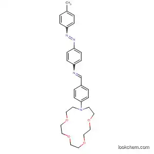 Benzenamine,
4-[(4-methylphenyl)azo]-N-[[4-(1,4,7,10-tetraoxa-13-azacyclopentadec-
13-yl)phenyl]methylene]-