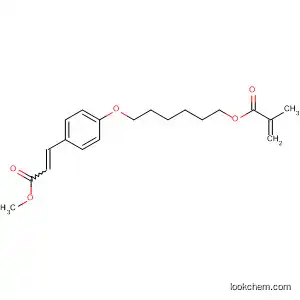 2-Propenoic acid, 2-methyl-,
6-[4-(3-methoxy-3-oxo-1-propenyl)phenoxy]hexyl ester