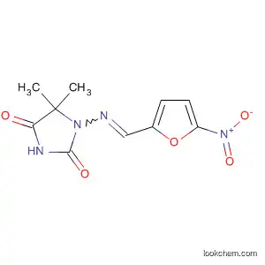 Molecular Structure of 878809-23-5 (2,4-Imidazolidinedione,
5,5-dimethyl-1-[[(5-nitro-2-furanyl)methylene]amino]-)