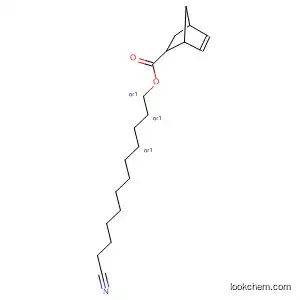 Molecular Structure of 878904-89-3 (Bicyclo[2.2.1]hept-5-ene-2-carboxylic acid, 11-cyanoundecyl ester,
(1R,2S,4R)-rel-)