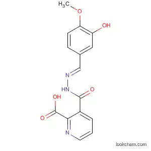 Molecular Structure of 879082-94-7 (2-Pyridinecarboxylic acid,
(2E)-[(3-hydroxy-4-methoxyphenyl)methylene]hydrazide)