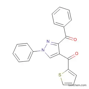Molecular Structure of 879083-66-6 (Methanone, (3-benzoyl-1-phenyl-1H-pyrazol-4-yl)-2-thienyl-)