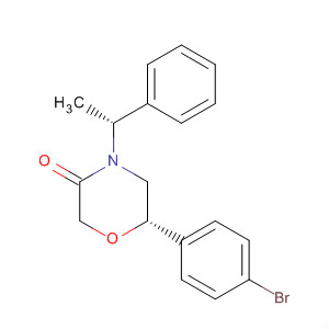 (6S)-6-(4-BROMOPHENYL)-4-[(1R)-1-PHENYLETHYL]MORPHOLIN-3-ONE
