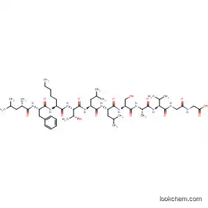 Molecular Structure of 879215-95-9 (Glycine,
L-leucyl-L-phenylalanyl-L-lysyl-L-threonyl-L-leucyl-L-leucyl-L-seryl-L-alanyl-L-
valylglycyl-)