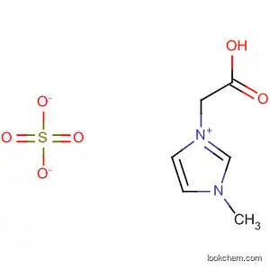 Molecular Structure of 879270-11-8 (1H-Imidazolium, 1-(carboxymethyl)-3-methyl-, sulfate (1:1))