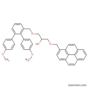 Molecular Structure of 879291-95-9 (2-Propanol,
1-[bis(4-methoxyphenyl)phenylmethoxy]-3-(1-pyrenylmethoxy)-)