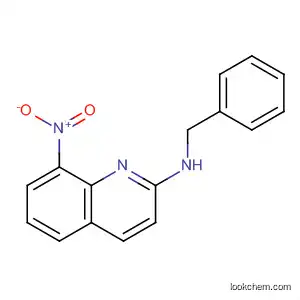 Molecular Structure of 879343-61-0 (2-Quinolinamine, 8-nitro-N-(phenylmethyl)-)