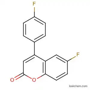 Molecular Structure of 879416-94-1 (2H-1-Benzopyran-2-one, 6-fluoro-4-(4-fluorophenyl)-)