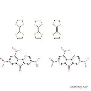 Molecular Structure of 879498-95-0 (9H-Fluoren-9-one, 2,4,7-trinitro-, compd. with
2-(1,3-dithiol-2-ylidene)-1,3-dithiole (2:3))