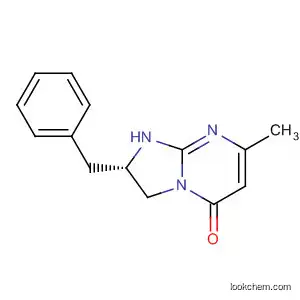 Imidazo[1,2-a]pyrimidin-5(1H)-one,
2,3-dihydro-7-methyl-2-(phenylmethyl)-, (2S)-