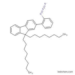 Molecular Structure of 879689-94-8 (9H-Fluorene, 2-(2-azidophenyl)-9,9-dioctyl-)