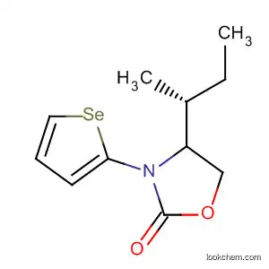 Molecular Structure of 879869-61-1 (2-Oxazolidinone, 4-[(1R)-1-methylpropyl]-3-selenophene-2-yl-)