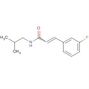 Molecular Structure of 105512-28-5 (2-Propenamide, 3-(3-fluorophenyl)-N-(2-methylpropyl)-)