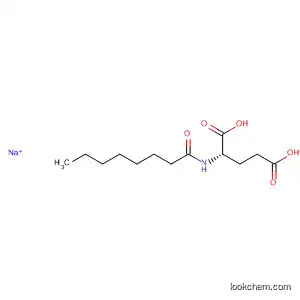 Molecular Structure of 119291-09-7 (L-Glutamic acid, N-(1-oxooctyl)-, monosodium salt)