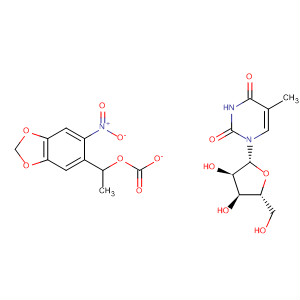 Thymidine, 5'-[1-(6-nitro-1,3-benzodioxol-5-yl)ethyl carbonate]