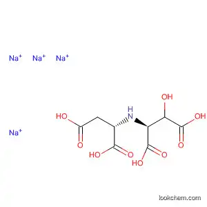 Molecular Structure of 190195-65-4 (Aspartic acid, N-[(1S)-1,2-dicarboxyethyl]-3-hydroxy-, tetrasodium salt)