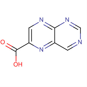 Molecular Structure of 1955-24-4 (6-Pteridinecarboxylic acid)