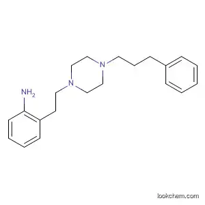 Molecular Structure of 219659-23-1 (Benzenamine, 2-[2-[4-(3-phenylpropyl)-1-piperazinyl]ethyl]-)