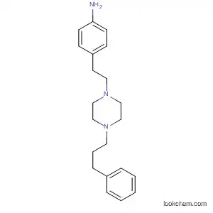 Molecular Structure of 219659-25-3 (Benzenamine, 4-[2-[4-(3-phenylpropyl)-1-piperazinyl]ethyl]-)