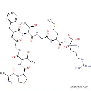 Molecular Structure of 299218-51-2 (L-Argininamide,
L-alanyl-L-prolyl-L-threonylglycyl-L-phenylalanyl-L-threonylglycyl-L-methion
yl-)