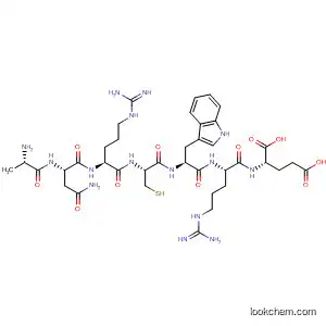 Molecular Structure of 313398-79-7 (L-Glutamic acid,
L-alanyl-L-asparaginyl-L-arginyl-L-cysteinyl-L-tryptophyl-L-arginyl-)