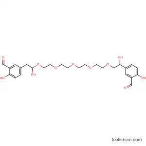 Molecular Structure of 340257-35-4 (Benzaldehyde,
3,3'-[3,6,9,12,15-pentaoxaheptadecane-1,17-diylbis(oxy)]bis[6-hydroxy
-)