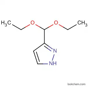 Molecular Structure of 3929-75-7 (1H-Pyrazole, 3-(diethoxymethyl)-)