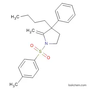 Molecular Structure of 457629-96-8 (Pyrrolidine, 3-butyl-2-methylene-1-[(4-methylphenyl)sulfonyl]-3-phenyl-)