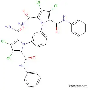 Molecular Structure of 473543-54-3 (1H-Pyrrole-2,5-dicarboxamide,
N,N''-1,3-phenylenebis[3,4-dichloro-N'-phenyl-)
