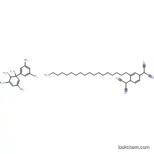 Molecular Structure of 485387-05-1 (Propanedinitrile,
2,2'-(2-octadecyl-2,5-cyclohexadiene-1,4-diylidene)bis-, compd. with
3,3',5,5'-tetramethyl[1,1'-biphenyl]-4,4'-diamine (1:1))