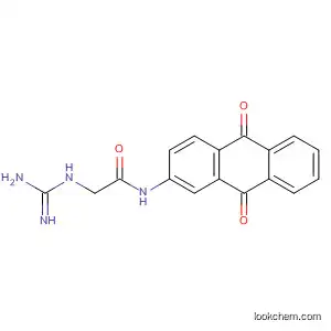 Molecular Structure of 574749-02-3 (Acetamide,
2-[(aminoiminomethyl)amino]-N-(9,10-dihydro-9,10-dioxo-2-anthracenyl
)-)