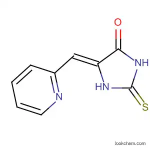 Molecular Structure of 69580-25-2 (4-Imidazolidinone, 5-(2-pyridinylmethylene)-2-thioxo-, (5Z)-)