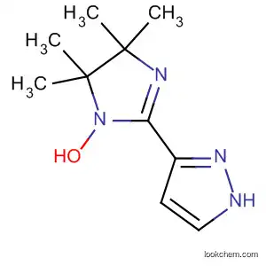 Molecular Structure of 696604-99-6 (1H-Imidazol-1-yloxy,
4,5-dihydro-4,4,5,5-tetramethyl-2-(1H-pyrazol-3-yl)-)