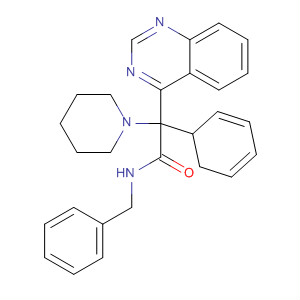 Molecular Structure of 698358-88-2 (4-Quinazolineacetamide,
3,4-dihydro-3-phenyl-N-(phenylmethyl)-2-(1-piperidinyl)-)