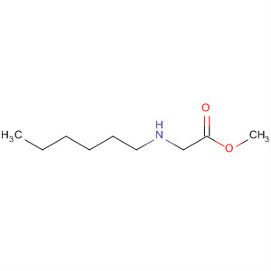 Molecular Structure of 69963-99-1 (Glycine, N-hexyl-, methyl ester)