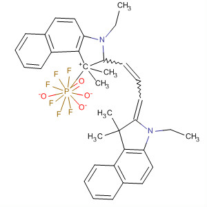3-Ethyl-2-[3-(3-ethyl-1,3-dihydro-1,1-dimethyl-2H-benz[e]indol-2-ylidene)-1-propen-1-yl]-1,1-dimethyl-1H-benz[e]indolium hexafluorophosphate(1-) (1:1)