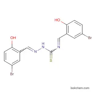 Molecular Structure of 774608-53-6 (Hydrazinecarbothioamide,
N,2-bis[(5-bromo-2-hydroxyphenyl)methylene]-)