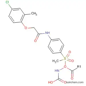 Molecular Structure of 78357-48-9 (methyl [(4-{[(4-chloro-2-methylphenoxy)acetyl]amino}phenyl)sulfonyl]carbamate)