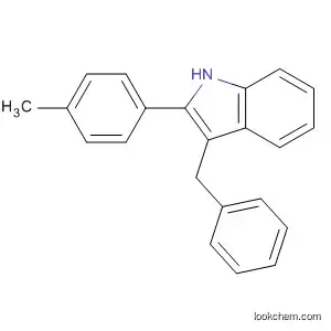 Molecular Structure of 785815-33-0 (1H-Indole, 2-(4-methylphenyl)-3-(phenylmethyl)-)