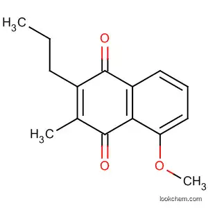 Molecular Structure of 80213-77-0 (1,4-Naphthalenedione, 5-methoxy-3-methyl-2-propyl-)